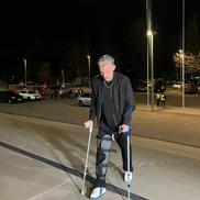 Alexandru Pantea, în cârje la FCSB - Botoșani