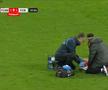 Florinel Coman a acuzat o accidentare în partida dintre FCSB și Botoșani, sursa: captură de ecran DigiSport