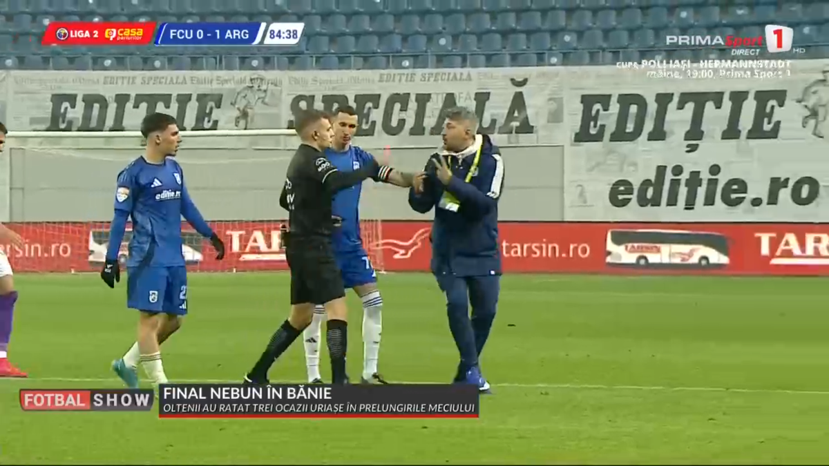 Dani Coman a rupt tăcerea în scandalul de la meciul cu FCU Craiova și îl lovește pe Mititelu unde îl doare mai tare: „Să înțeleagă asta!”