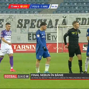 FC Argeș a avut pe teren 12 jucători la meciul cu FCU Craiova / Sursă foto: Prima Sport 1