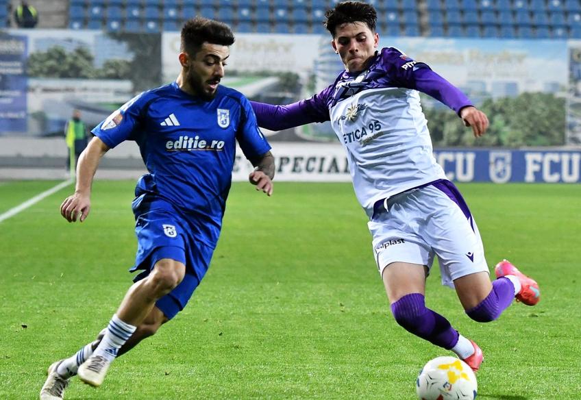 „Vulturii violeți” au câștigat un meci cu cântec pe „Oblemenco” și fac un pas mare spre play-off. În schimb, juveții lui Mititelu se pregătesc să-și ia adio de la obiectiv / Sursă foto: sportpictures.eu