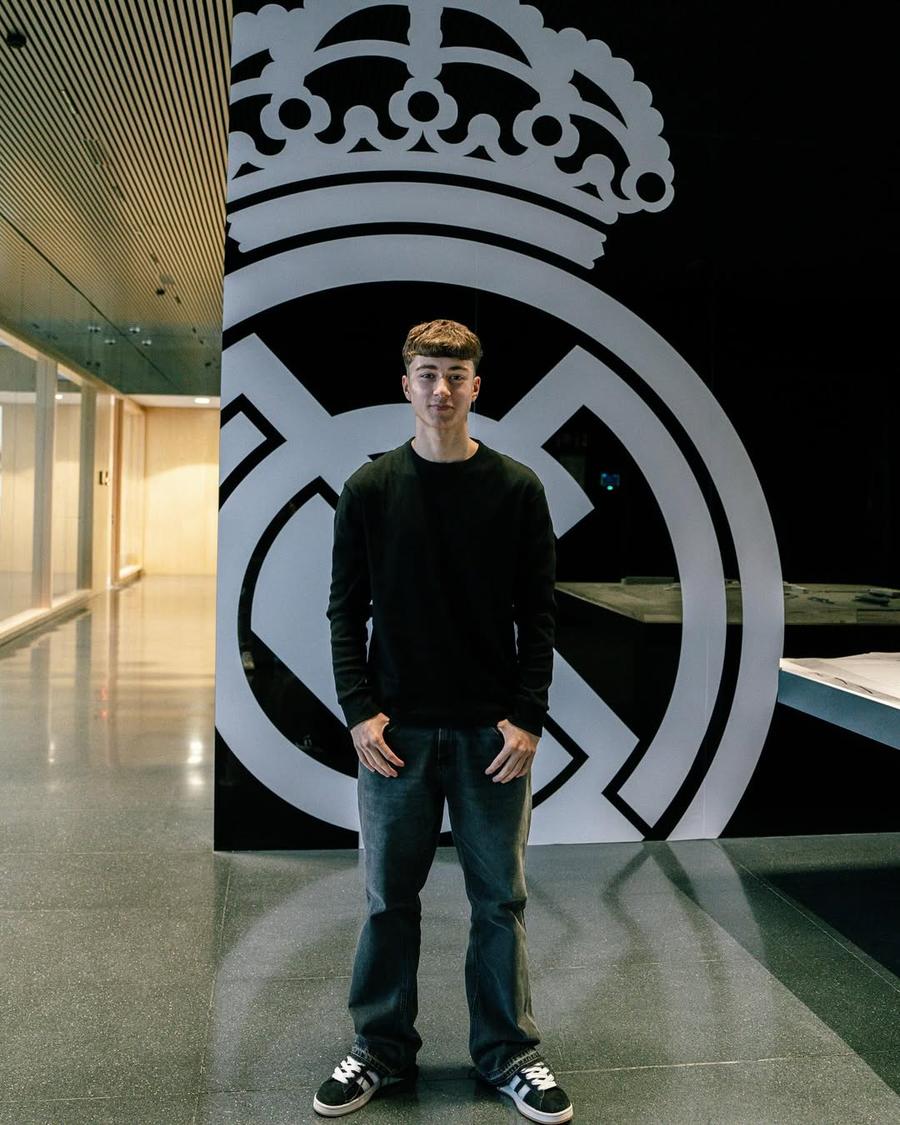 Eduardo Corlat a semnat cu Real Madrid, foto: Instagram Un fotbalist român, prezentat la Real Madrid: „Sunt mândru!”