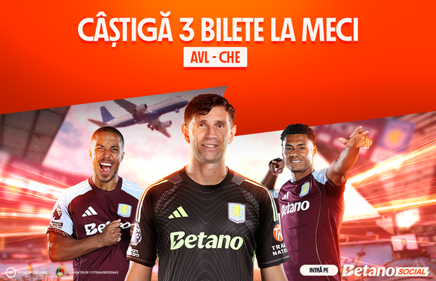 Câștigă bilete la Aston Villa – Chelsea pentu tine și doi prieteni
