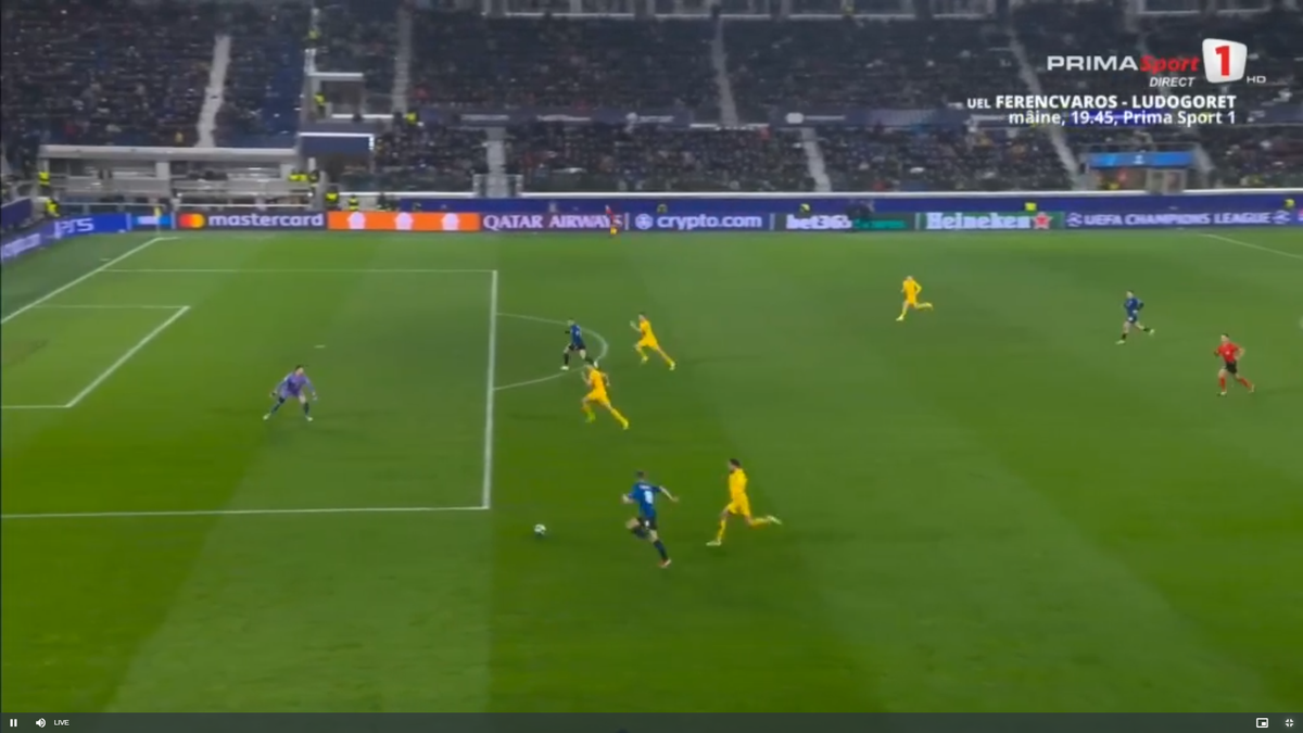 Ramy Bensebaini l-a umplut de sânge pe Lazar Samardzic în Atalanta - Borussia Dortmund