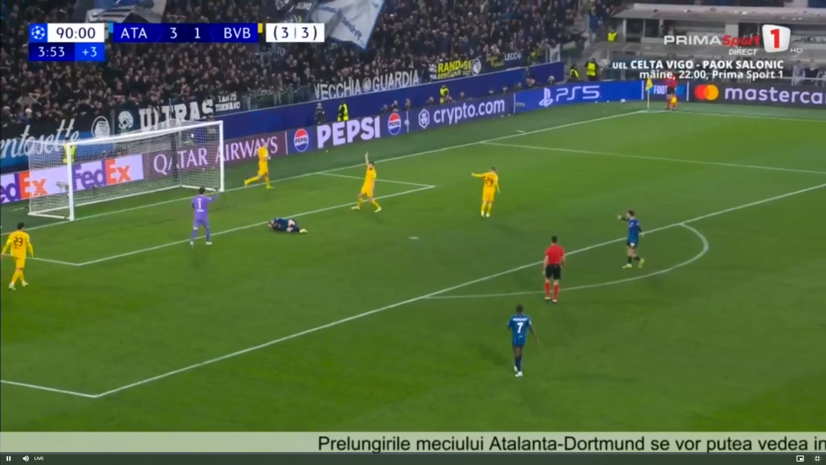 Ramy Bensebaini l-a umplut de sânge pe Lazar Samardzic în Atalanta - Borussia Dortmund