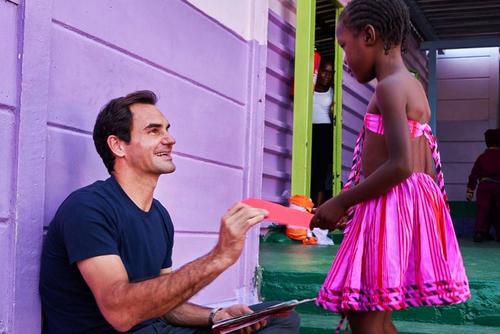 Roger Federer s-a implicat dintotdeauna în acțiuni caritabile. Sursă foto: Instagram Roger Federer