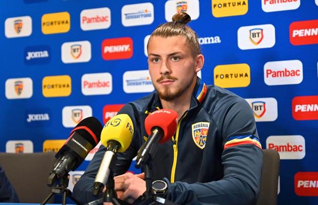 „Te așteptai să începi ca titular la acest turneu final?” » Ce a răspuns Radu Drăgușin, rezervă în primul meci din grupe