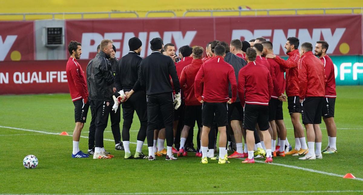 FOTO ANTRENAMENT OFICIAL MACEDONIA DE NORD 24.03.2021