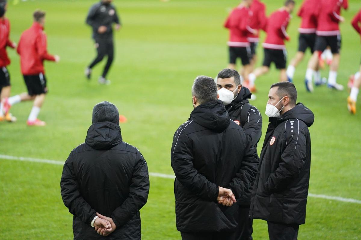 FOTO ANTRENAMENT OFICIAL MACEDONIA DE NORD 24.03.2021