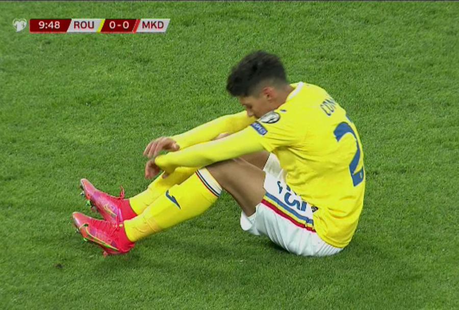 Rădoi, schimbare în minutul 15! Un debutant a intrat în locul lui Florinel Coman