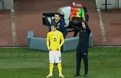 Rădoi, schimbare în minutul 15! Un debutant a intrat în locul lui Florinel Coman
