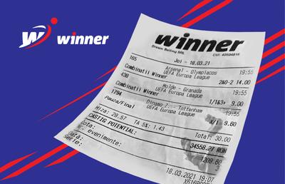 A pariat 30 de lei la Winner pe 3 meciuri şi acum îşi ia maşină