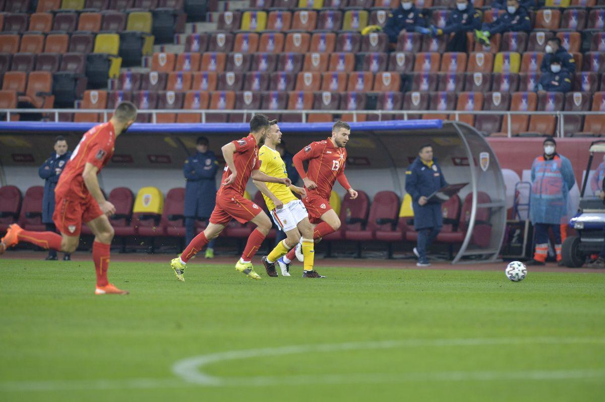 România - Macedonia de Nord 3-2 » Doi jucători au obținut cea mai mare notă pe teren + Cine a dezamăgit de la „tricolori” și a primit calificativul 5