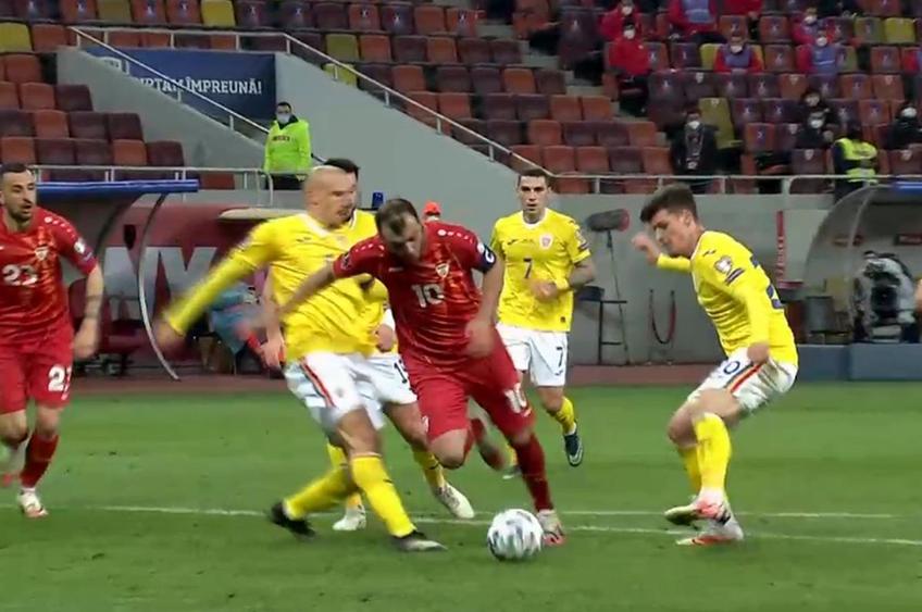 Goran Pandev vs. Vlad Chiricheș // foto: captură PRO TV