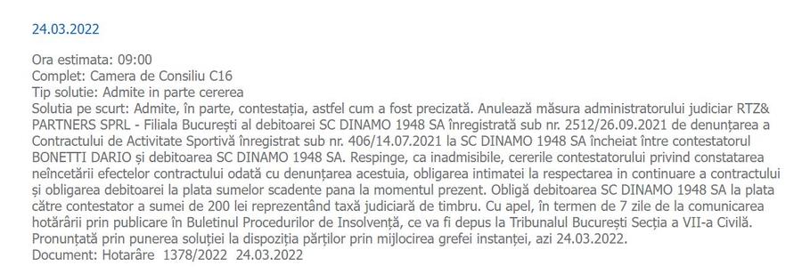 Situație ridicolă: Uhrin jr. și Bonetti la antrenamentele lui Dinamo?! Reacția italianului după verdictul instanței