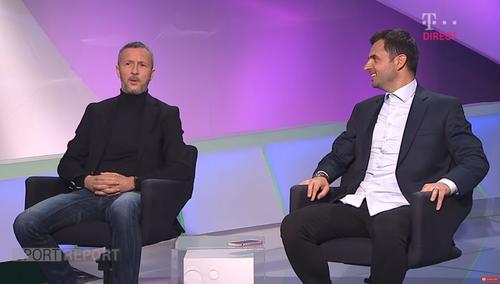Moment amuzant în direct la TV, cu Mihai Stoica, managerul general FCSB, și Nicolae Dică, fost jucător și antrenor al roș-albaștrilor.