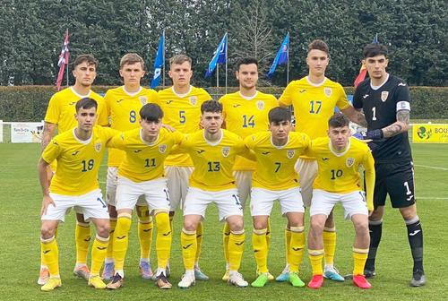 România U19 la meciul cu Norvegia // foto: frf.ro