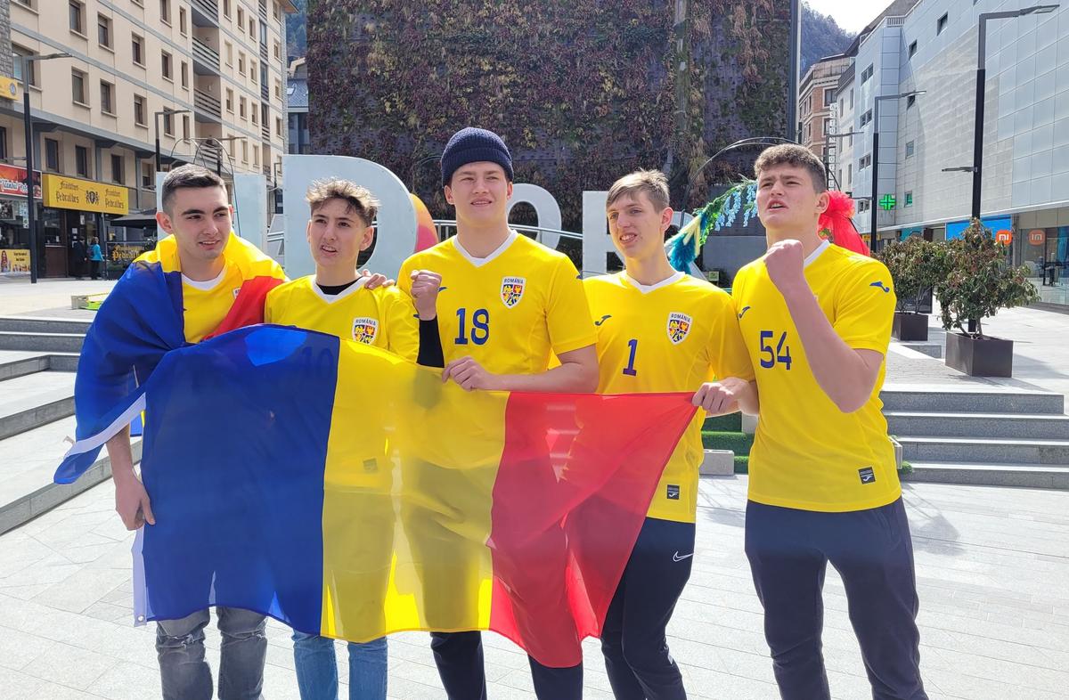 Atmosfera în Andorra la Vella înainte de Andorra - România