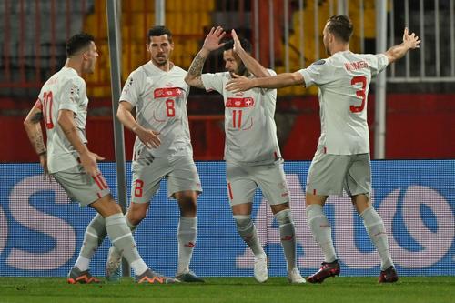 Renato Steffen (31 de ani, extremă stânga) a reușit cel mai rapid hattrick din istoria naționalei Elveției în prima repriză cu Belarus, duel contând pentru preliminariile Euro 2024.