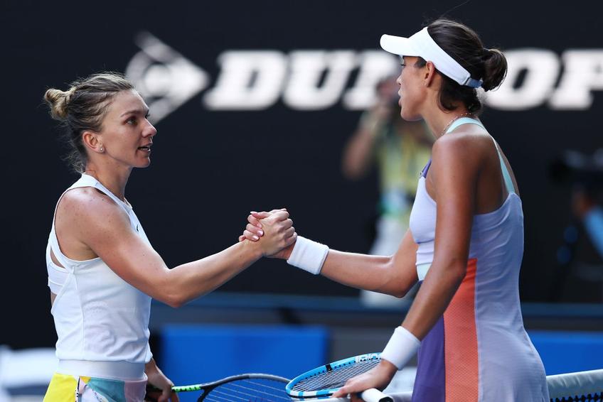 Garbine Muguruza (dreapta) revine pe terenul de tenis, foto: Getty Images