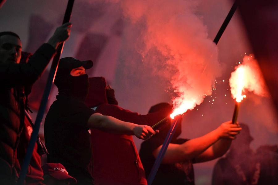 Suporteri Rapid pe Arena Naționala, la Rapid - FCSB (foto: Cristi Preda/GSP) Stenogramele și cruciada împotriva violenței din tribune