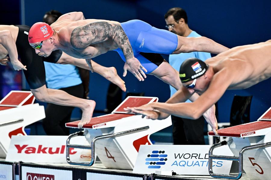 Adam Peaty în acțiune FOTO Imago Images Confesiunea lui Adam Peaty, multiplu campion olimpic și mondial: „Încercam să beau suficient încât să fiu amorțit”