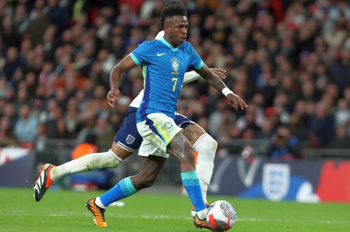 Vinicius, în Anglia - Brazilia/ foto: Imago Images