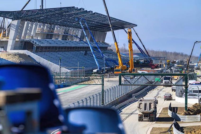 Lucrările de renovare de la Hungaroring avansează rapid