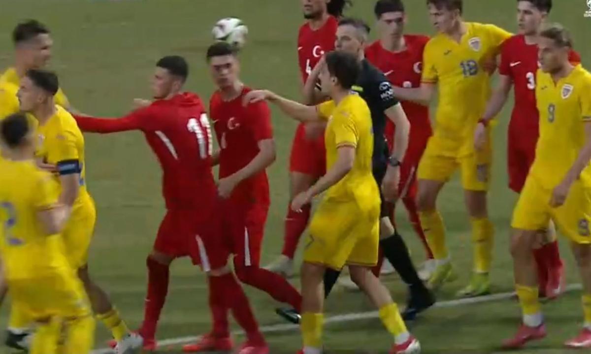 România U20, victorie în ultimele minute cu Turcia U20! Gol în vinclu în finalul partidei din Elite League