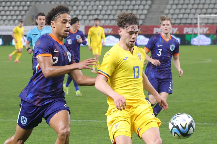 România U21 - Olanda U21, imagini din meci / foto: Ionuț Iordache (GSP)