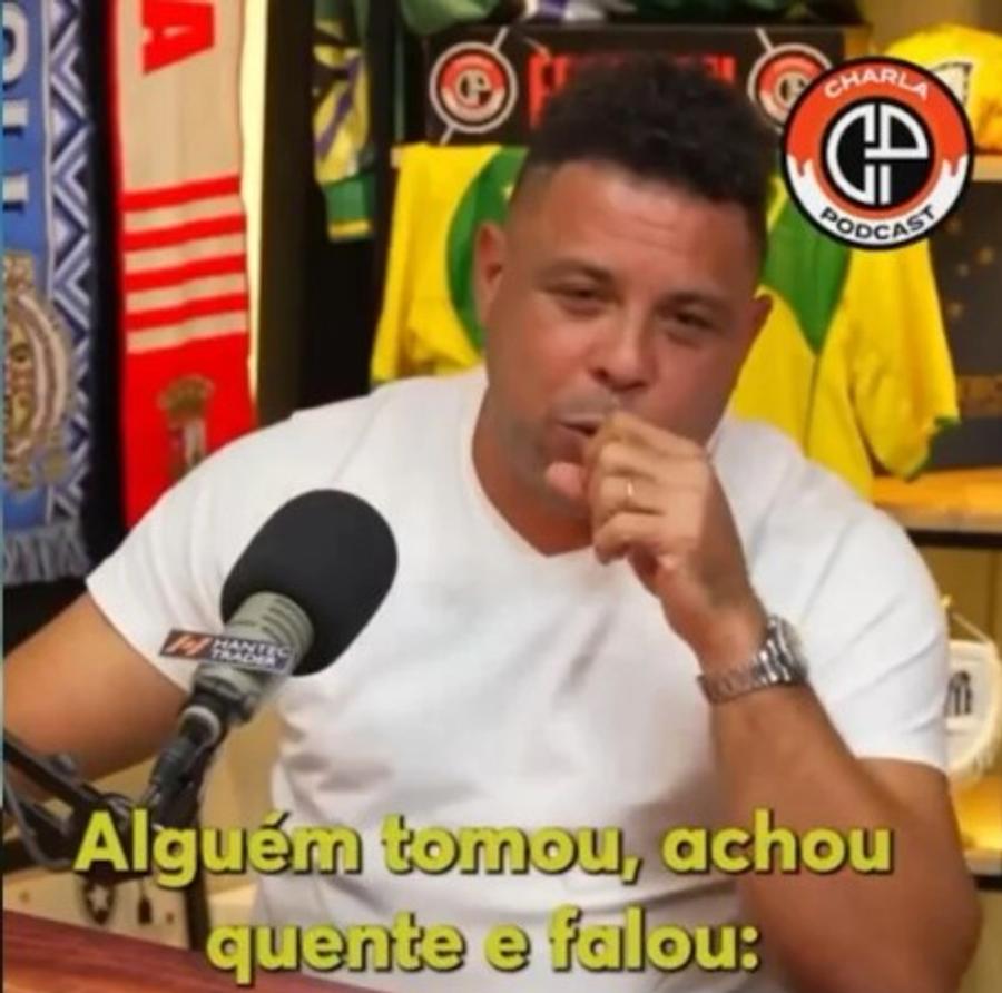 Imagine cu Ronaldo din Charla Podcast Povestea incredibilă a lui Ronaldo: „Mi-a desfăcut vinul de 10.000 $ și l-a băut în pahare de plastic cu gheață!”