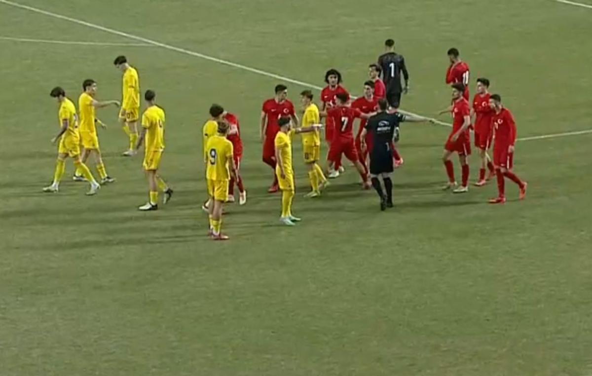Conflict la meciul României U20 cu Turcia