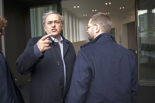 Michel Platini, la tribunal/ foto Imago Images