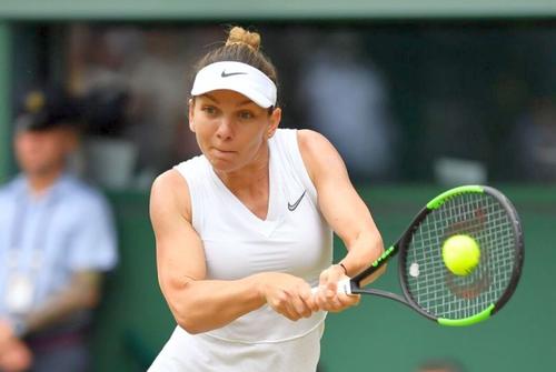 Simona Halep, în finala Wimbledon 2019 cu Serena Williams // FOTO: GSP.ro