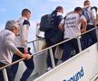 Lucescu și jucătorii s-au îmbarcat spre Istanbul la bordul unui charter. Foto: Facebook FRF