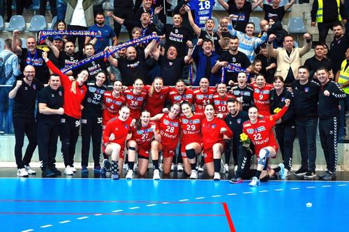 SCM Râmnicu Vâlcea, prima semifinalistă din Cupa României // foto: Facebook