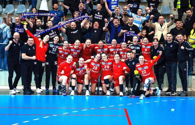 CSM București, spulberată de SCM Rm. Vâlcea în sferturile Cupei României la handbal! Rezultat incredibil