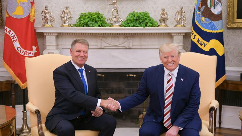 Donald Trump l-a sunat astăzi pe Klaus Iohannis