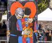 Leo Messi, graffiti, foto: Imago