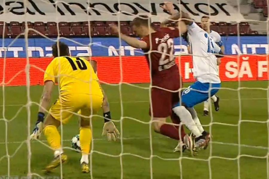 A greșit sau nu Hațegan în CFR Cluj - CS U Craiova? Verdictul limpede al Gazetei, după analiza fazelor care au provocat cutremurul în Gruia