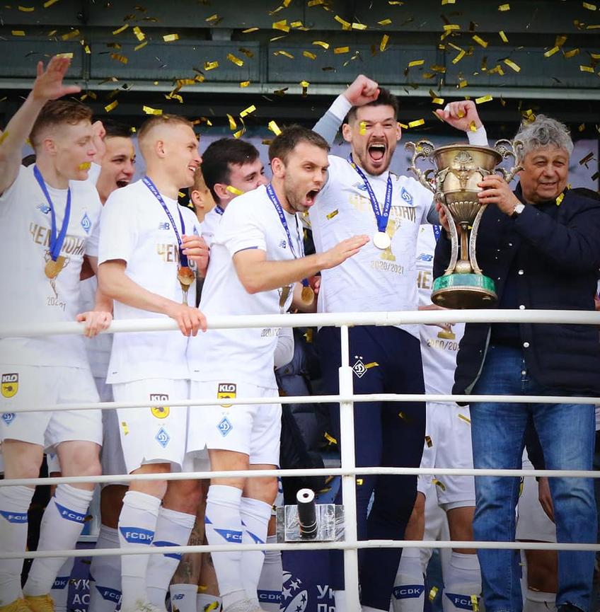 Mircea Lucescu a devenit campion azi cu Dinamo Kiev FOTO Facebook Druzi Dynamo