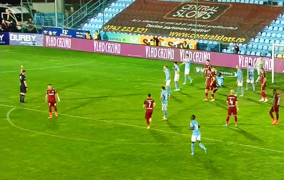 FC Voluntari contestă faza golului marcat de CFR Cluj » Ce acuză Ciobotariu și Armaș