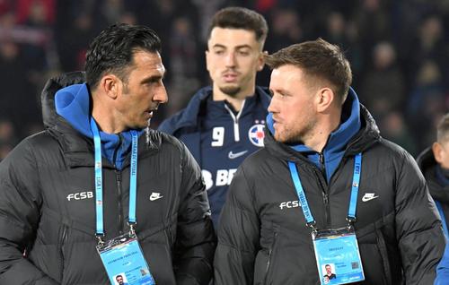 Gigi Becali, 64 de ani, patronul FCSB, reafirmă că antrenorul de facto al roș-albaștrilor este Elias Charalambous (42).