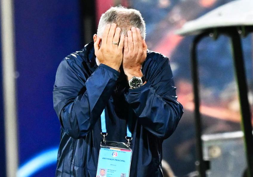 Dan Petrescu, antrenorul celor de la CFR Cluj, în meciul cu Farul din Cupa României Betano, foto: Imago