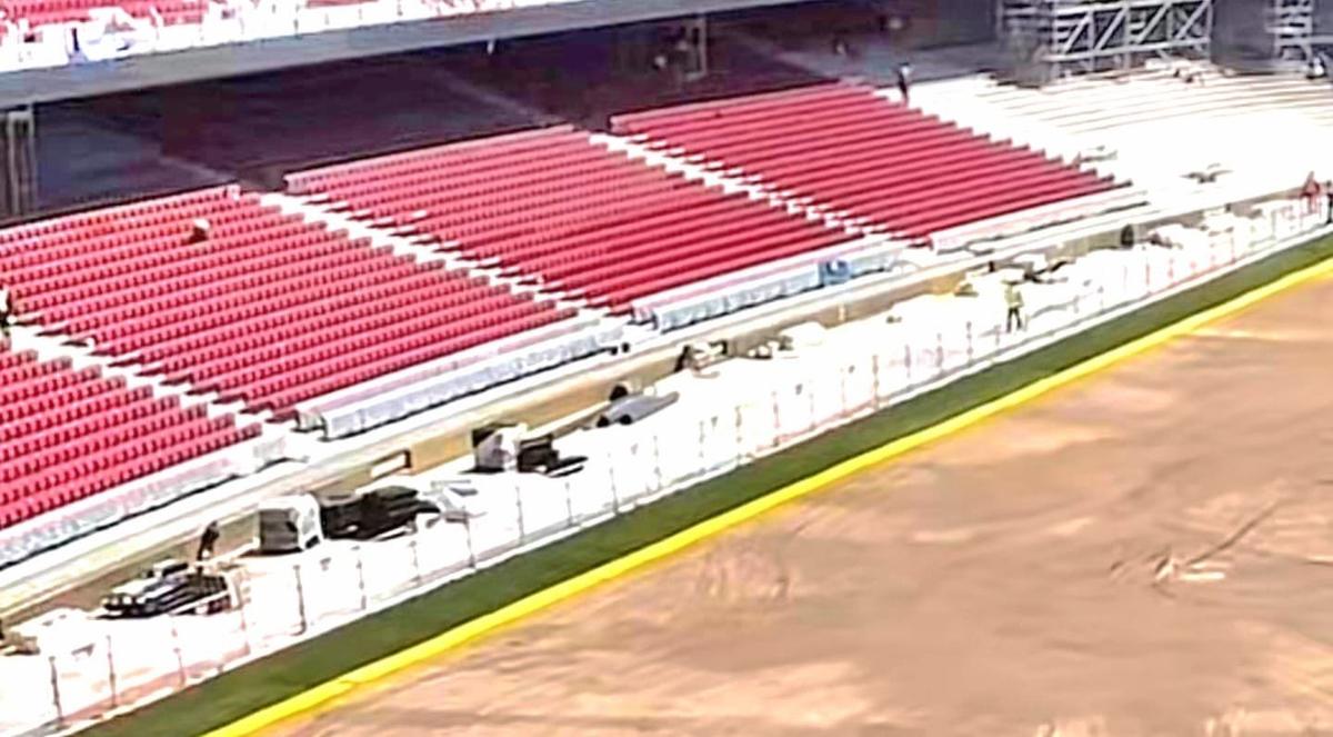 Lucrările de reconstrucție ale Spotify Camp Nou au ajuns în faza de montat gazonul