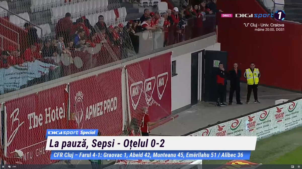 Ce a făcut Laszlo Dioszegi la pauza meciului Sepsi - Oțelul