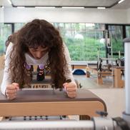 Diana Văduva în sala de Pilates FOTO: Ionuț Iordache (GSP)