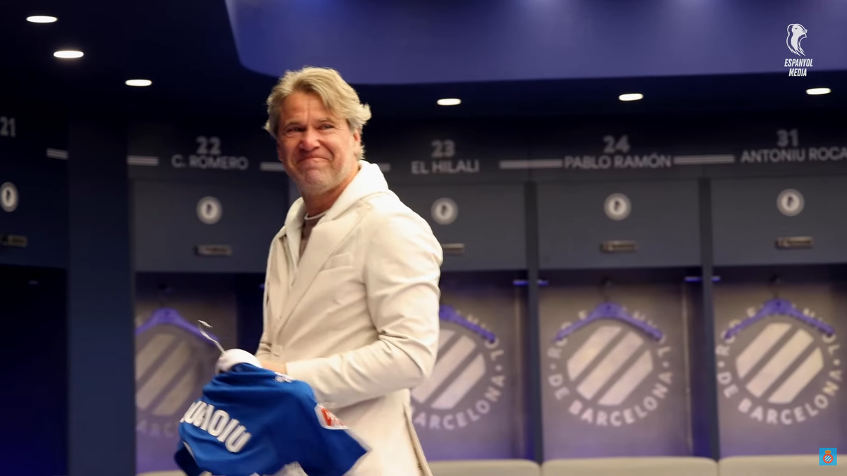 Florin Răducioiu și-a vizitat fosta echipă, Espanyol