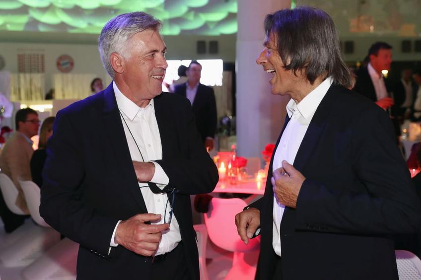Carlo Ancelotti și Hans-Wilhelm Muller-Wohlfahrt