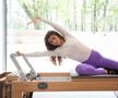 Diana Văduva în sala de Pilates FOTO: Ionuț Iordache (GSP)